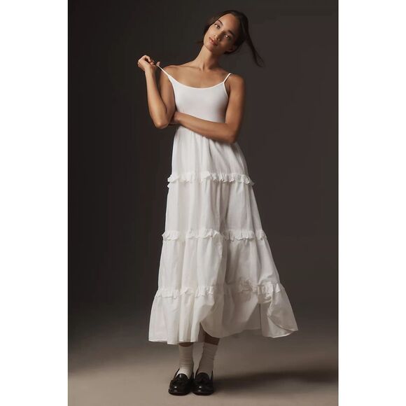 Anthropologie Dresses & Skirts - New Anthropologie Twofer Sweater Tiered Dress Sz XL